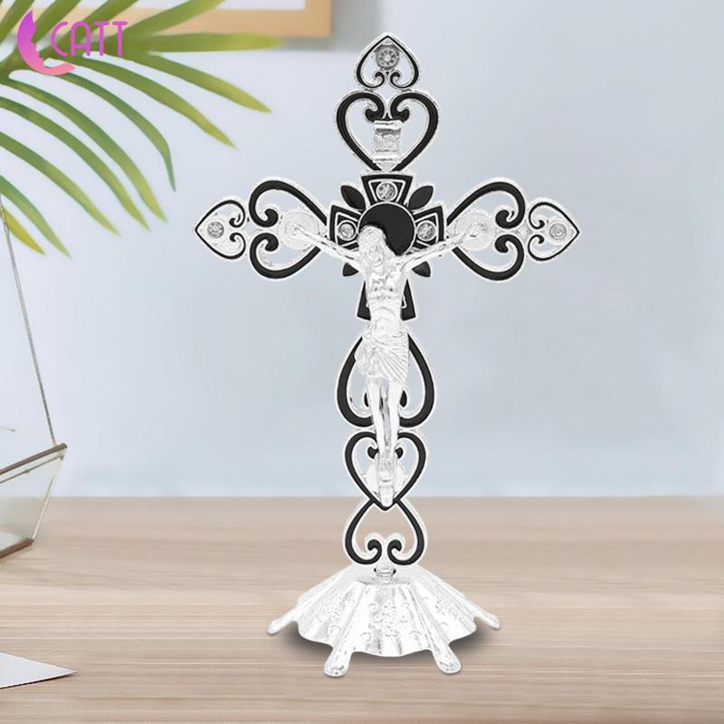 [Dadada1] Giá Đỡ Bằng Kim Loại Hình Chữ Thập Để Bàn Trang Trí