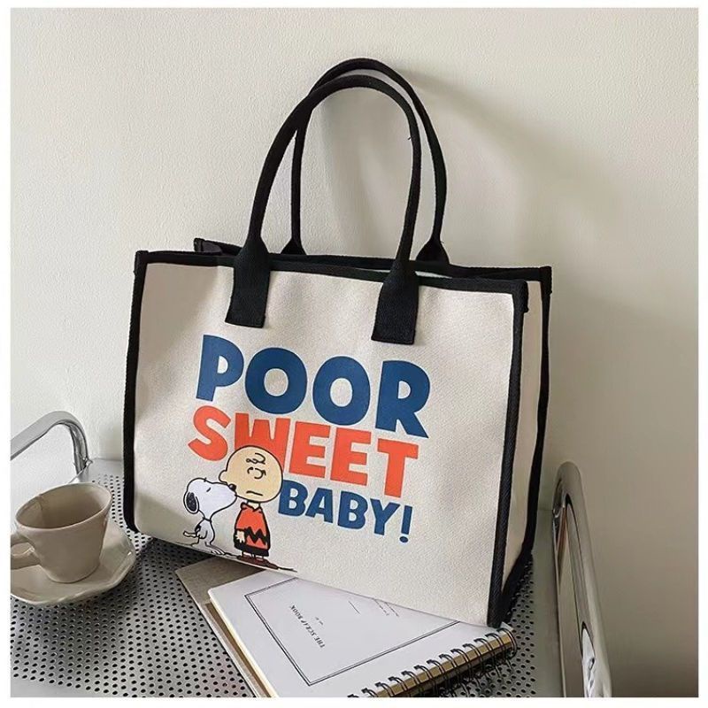 túi tote đeo chéo túi tone Túi Xách Canvas Cỡ Lớn 40X29 Thời Trang Cho Nữ