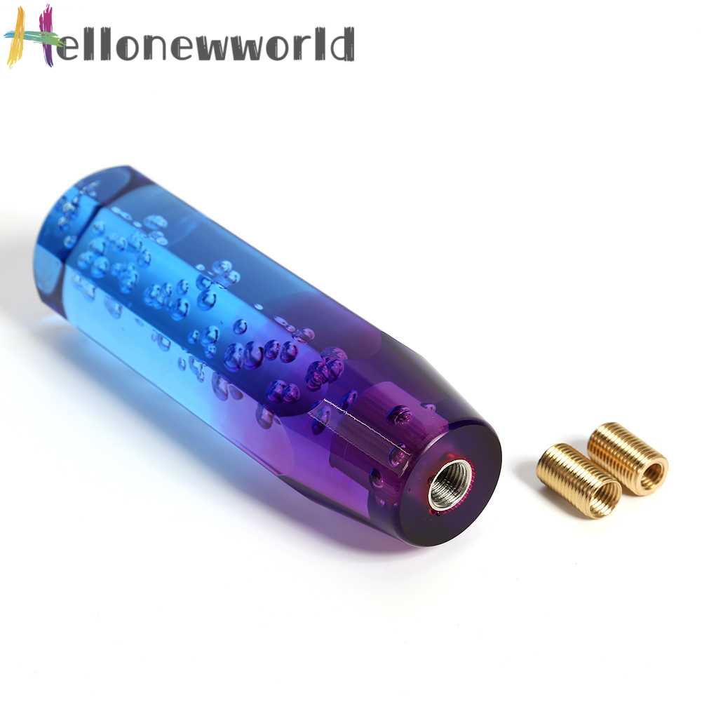 Núm Gạt Cần Số Xe Hơi Bằng Pha Lê Màu Xanh Dương + Tím