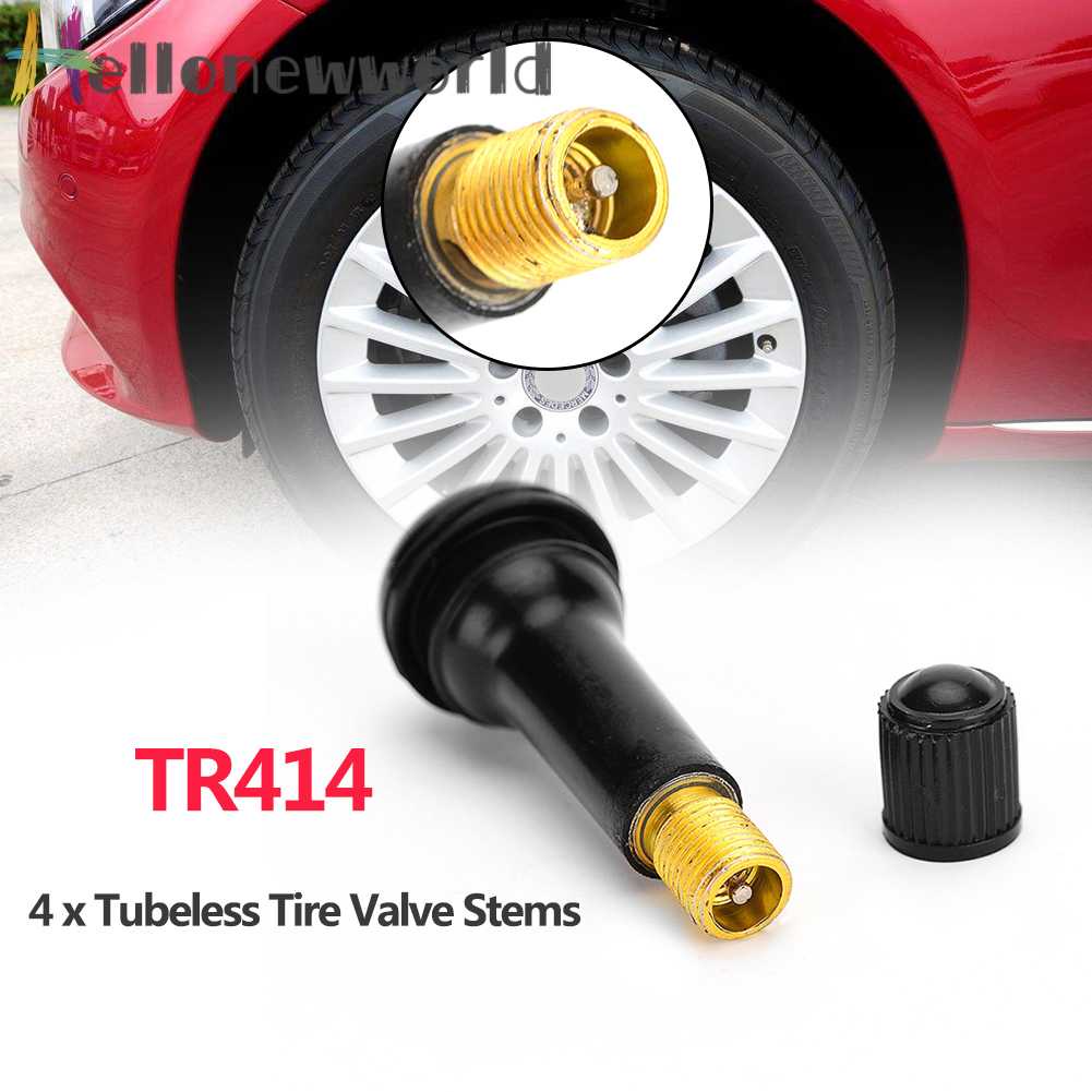 Set 4 Nắp Van Bánh Xe TR414 Chuyên Dụng