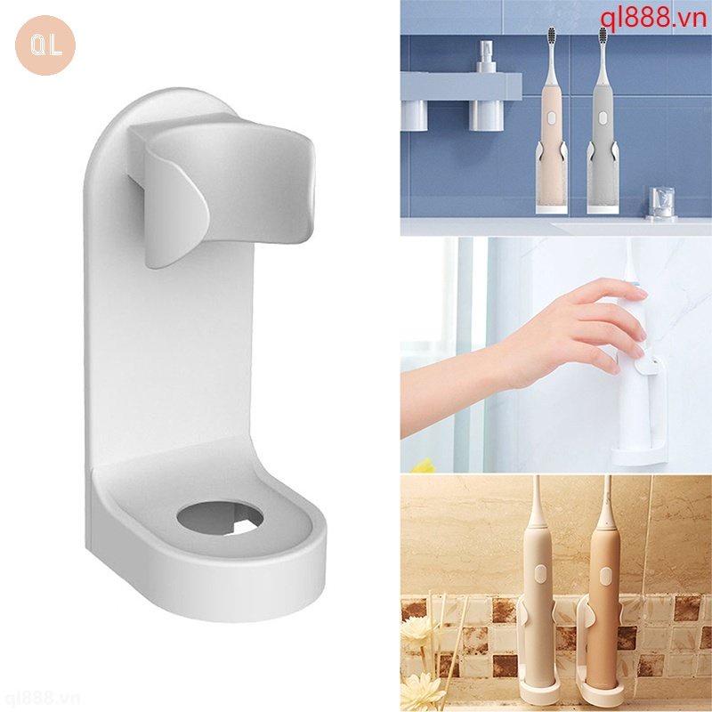 Giá đỡ bàn chải đánh răng gắn tường không cần khoan tiện dụng cao cấp cho phòng tắm