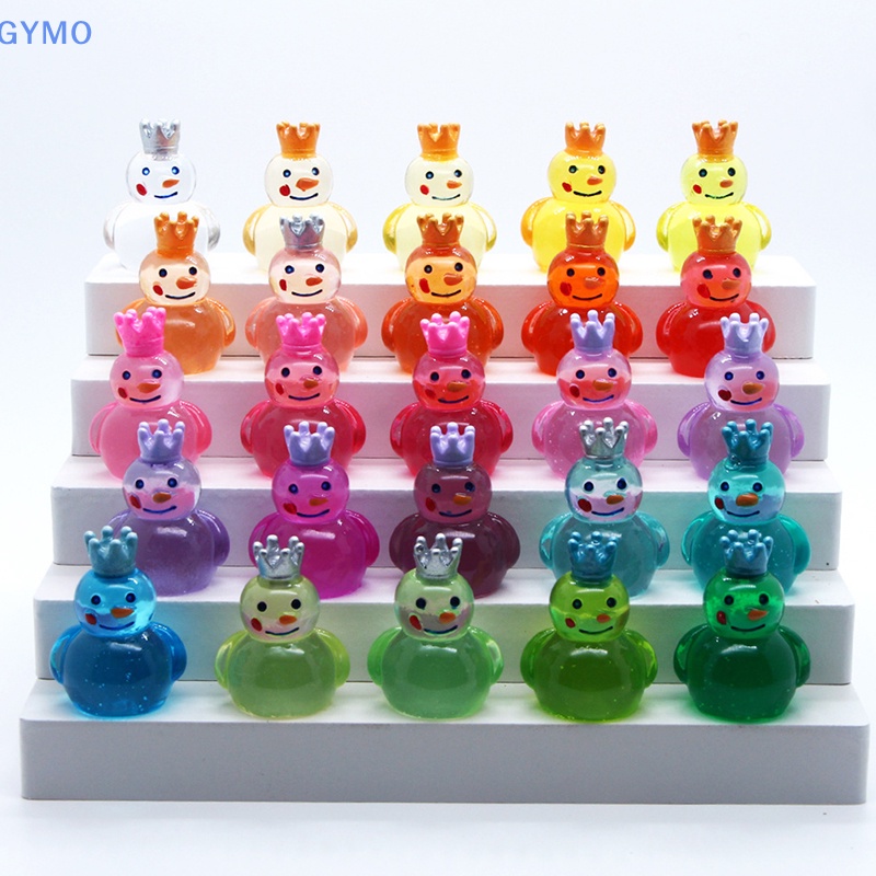 1 Mô Hình Vua Tuyết Trong Suốt Trang Trí Nhà Búp Bê