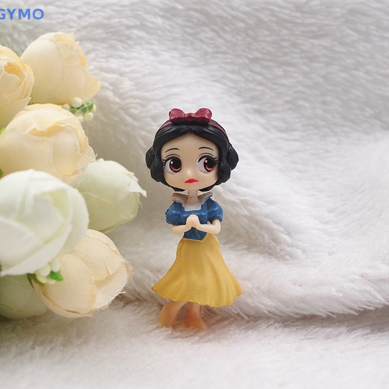 Bộ 4 Mô Hình Công Chúa Disney Công Chúa Bạch Tuyết Ariel Rapunzel Mulan