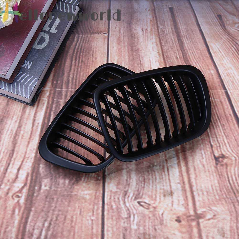 2 MiếNg LướI TảN NhiệT MàU Đen NháM GắN Mui Xe BMW E46 98-01 318i 320i