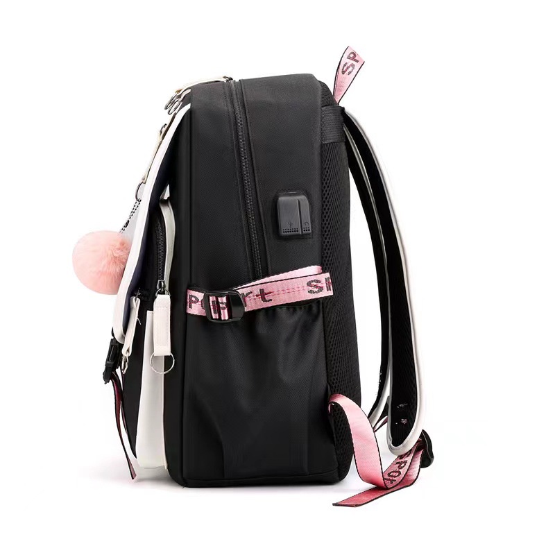 Balo Cỡ Lớn In Hình LISA BLACKPINK Thoáng Khí Thời Trang Cho Nam Và Nữ