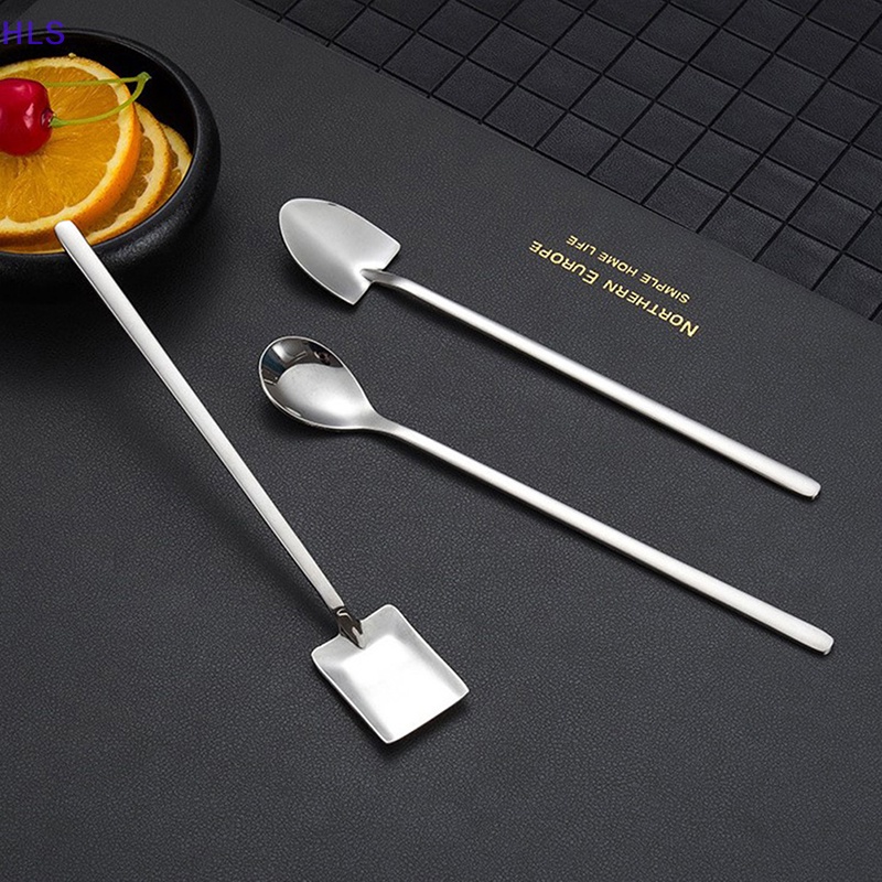 1 Muỗng Cà Phê Bằng Thép Không Gỉ Hình Con Xúc