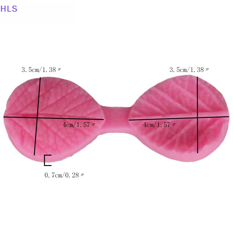 Khuôn Silicone Tạo Hình Cánh Hoa Lá Trang Trí Bánh