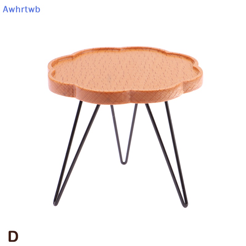 1 Bộ Bàn Ghế Bàn Ăn / Ghế Tựa Lưng Trang Trí Nhà Búp Bê Tỉ Lệ 1: 12 Mới