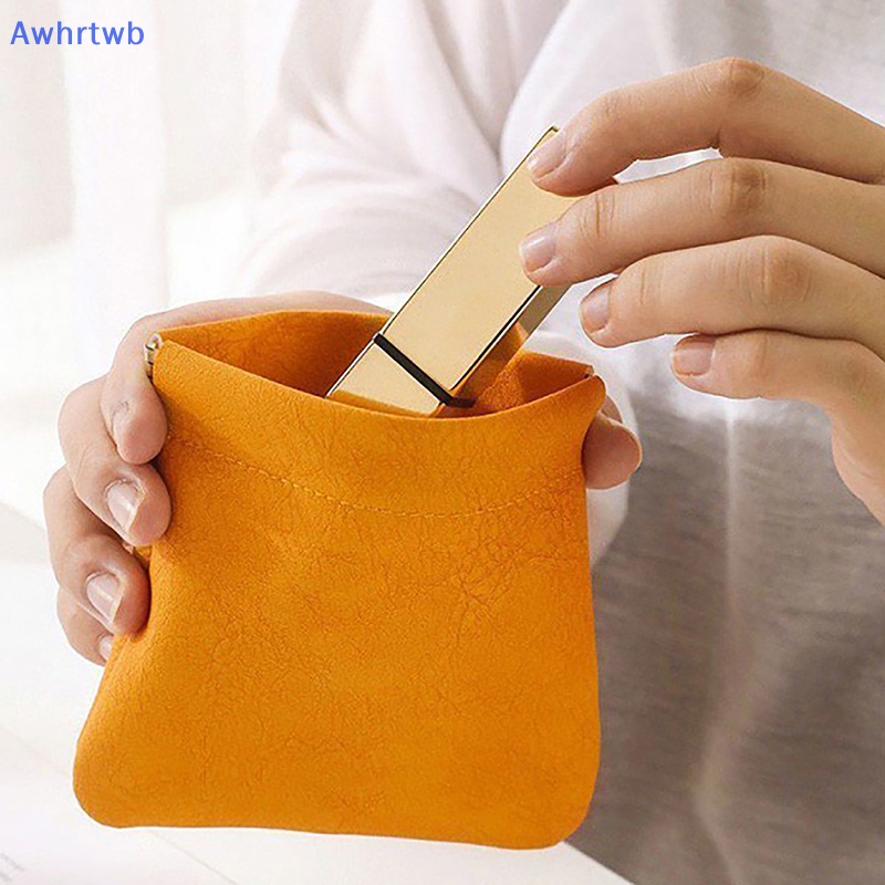 Túi Đựng Mỹ Phẩm / Chìa Khóa / Tiền Xu / Trang Sức Bằng Da Sang Trọng Tiện Dụng Mới
