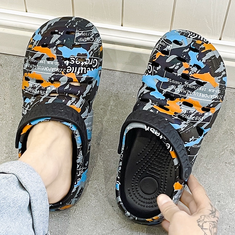 Sandal Đế Dày Chống Trượt Phong Cách Mới Mùa Hè 2023 Cho Nam