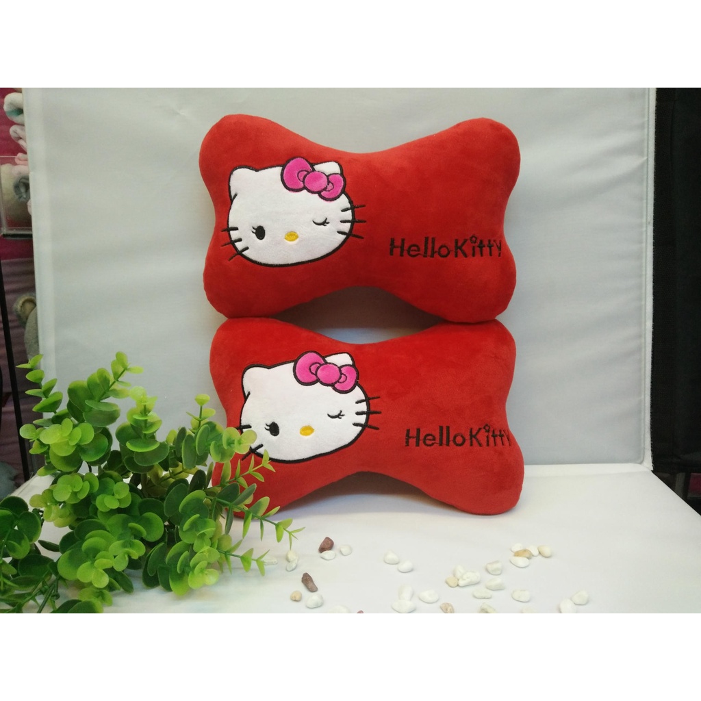 Cartoon Plush Toy Automotive Headrest Neck Pillow Cushion Car Interior Four Seasons Bone Car Headrest gVqf