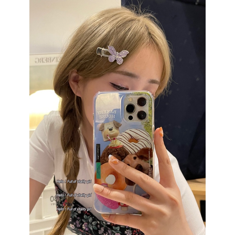 1 Kẹp Tóc Hình Bướm Kim Loại