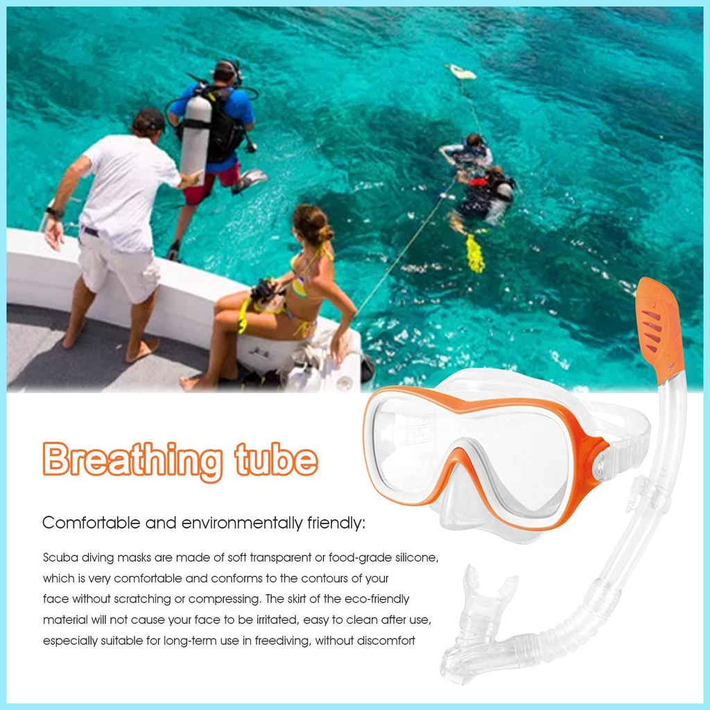 Bộ Kính Bơi + Ống Thở Chống Tràn An Toàn