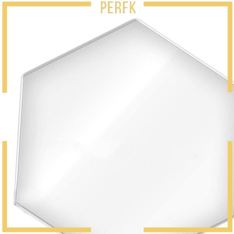 Set 2 Đĩa Làm Mịn Trang Trí Bánh Kem Bằng Acrylic Trong Suốt Tiện Lợi