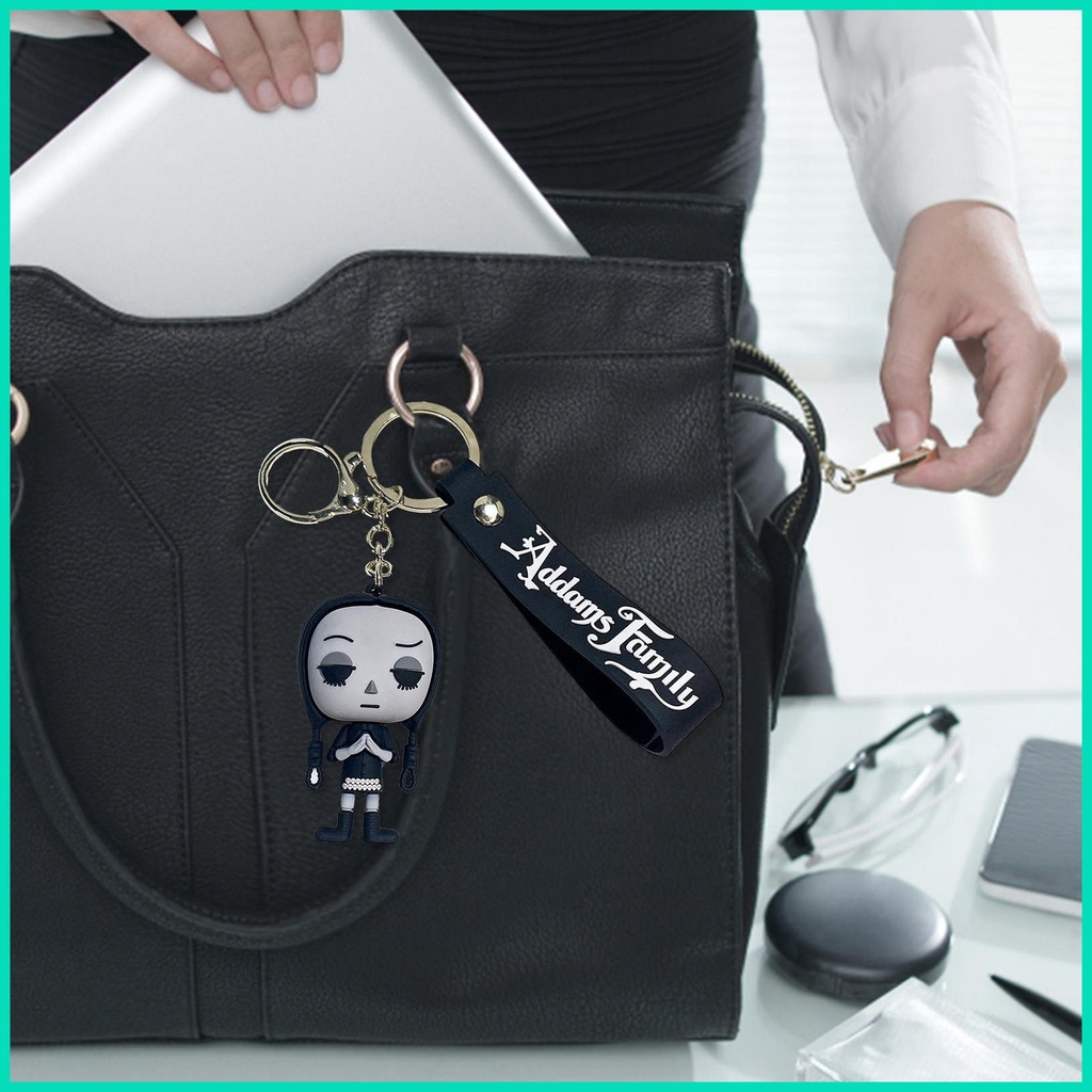 Mô Hình Búp Bê Addams Mặc Đồ Chìa Khóa Bằng PVC