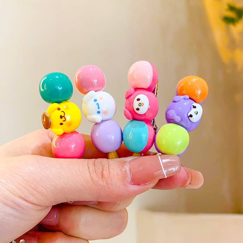 Kẹp Tóc Mái Nhiều Màu Sắc Hình Quả Bầu Hoạt Hình Dễ Thương Cho Bé Gái