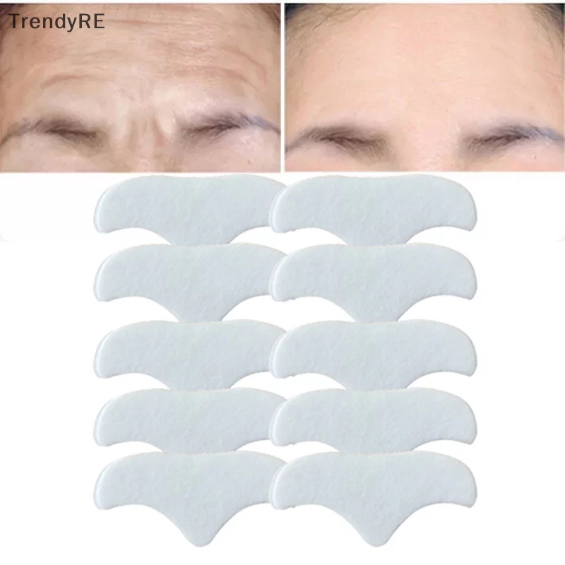 Set 10 Miếng Dán Trán Dưỡng Ẩm Chống Lão Hóa Chống Nếp Nhăn Có Thể Tái Sử Dụng