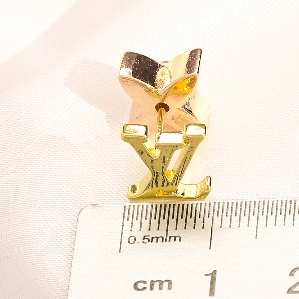 Bông Tai LV LOUIS VUITTON Bằng Thép Titan Thời Trang Dành Cho Nữ