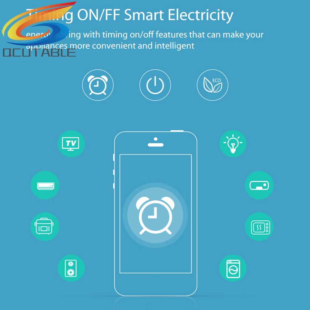 Ổ Cắm Điện Thông Minh Kết Nối WiFi EU 16A