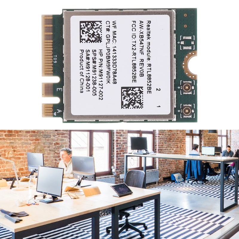 Thẻ Mạng Wifi LIDU1 Hai Băng Tần 6 Hỗ Trợ Win10 11 64bit