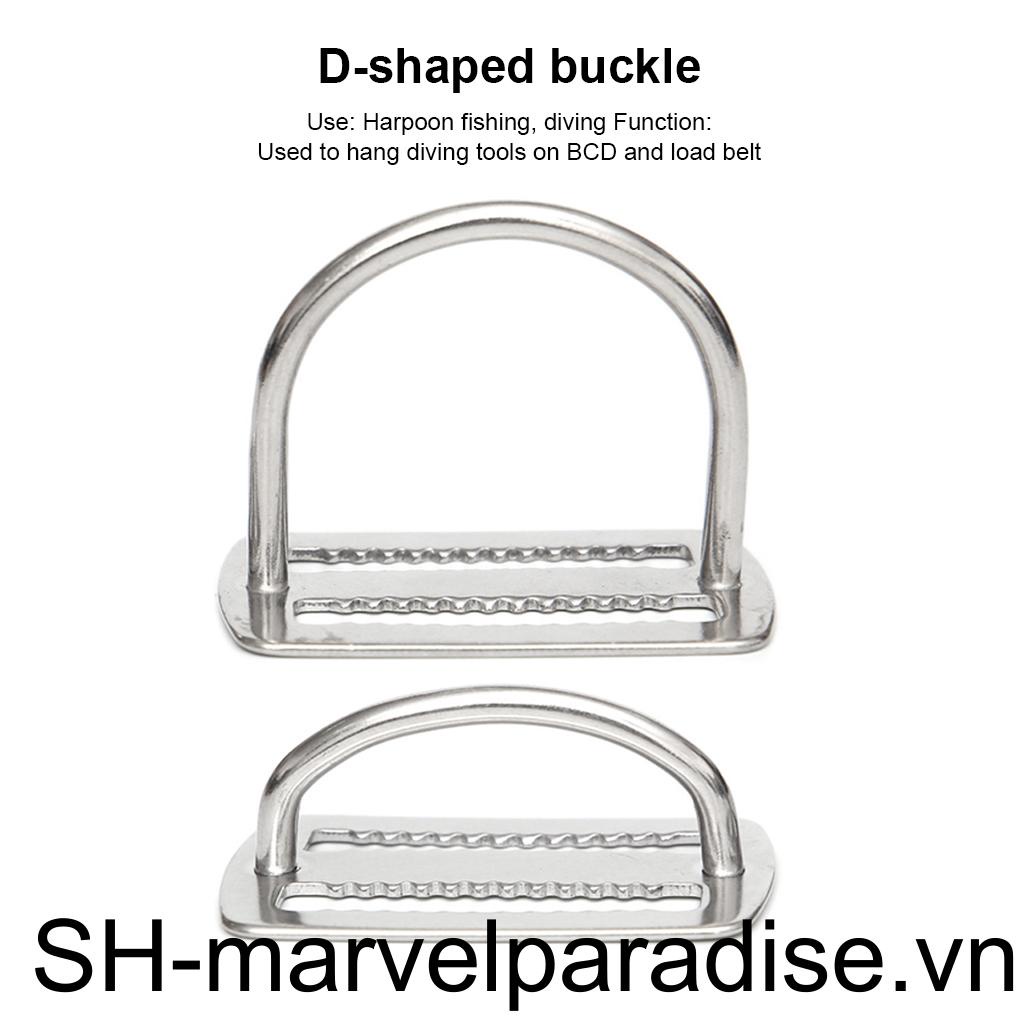Bộ Vòng Khóa Chữ D Bằng Thép Không Gỉ Chuyên Dụng Lặn Biển