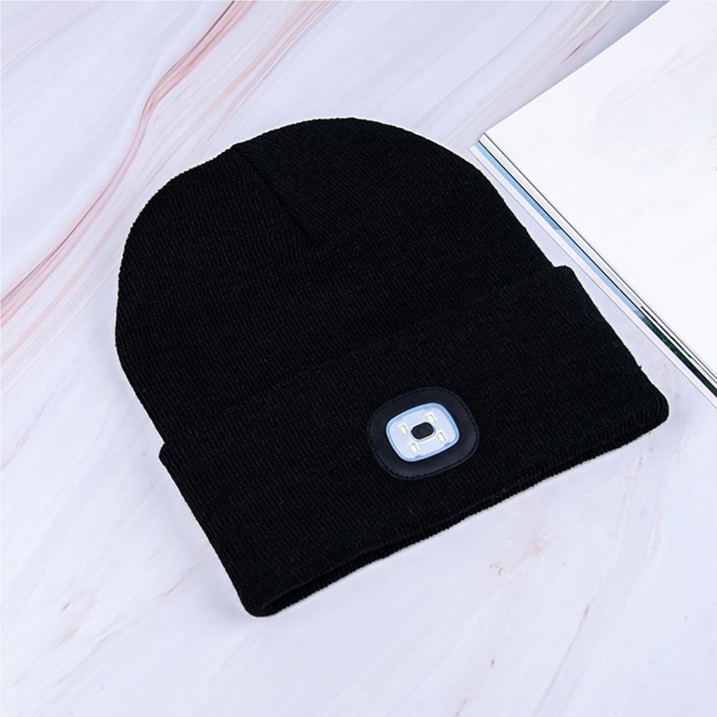Mũ Dệt Kim Unisex Tích Hợp Đèn LED Rảnh Tay Giữ Ấm Mùa Đông Cho Hoạt Động Ngoài Trời / Săn