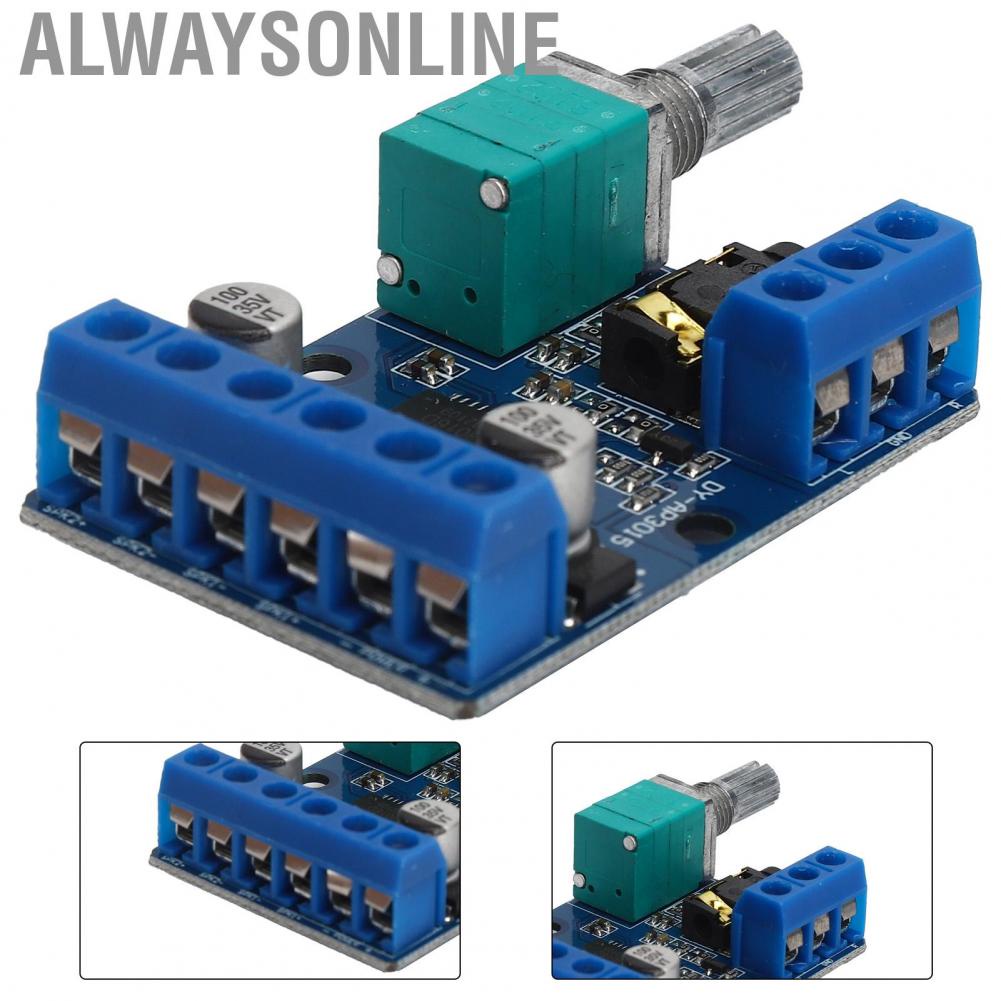 Alwaysonline Stereo Amplifier Module  High Power Board Safety PWM Modulation for Audio