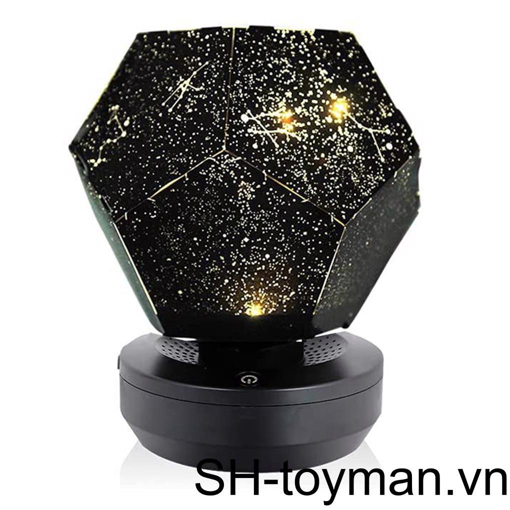 Đèn Lồng Chiếu Hình Galaxy 3D Nhỏ Gọn Đa Năng Trang Trí