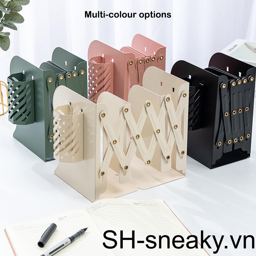 Giá Đỡ Bút Chì / Sách Màu Trơn Tráng Men Chống Rỉ Sét Tiện Dụng Cho Văn Phòng / Trường Học