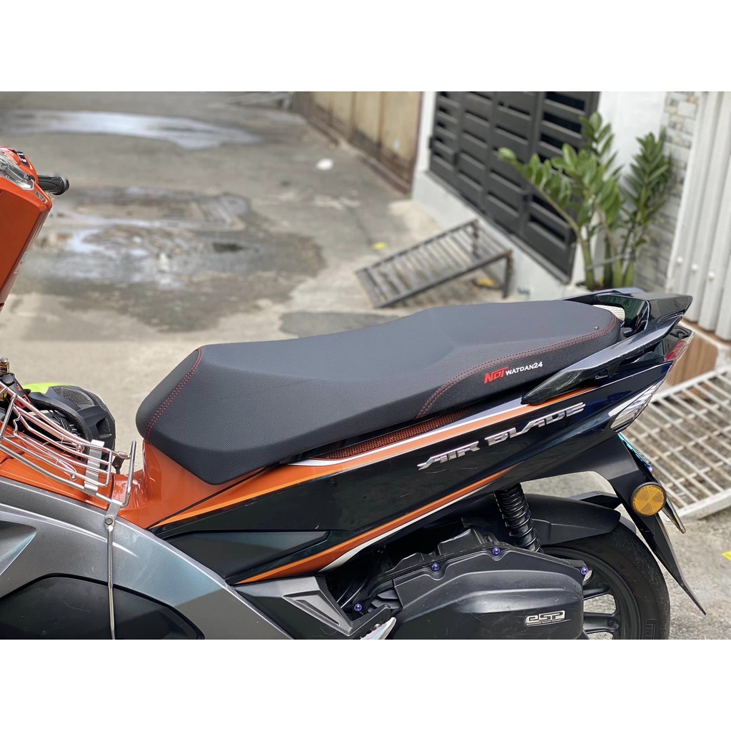 Yên AB125 150 nguyên cái gọt 2 tầng góc cạnh da co giãn 4 chiều