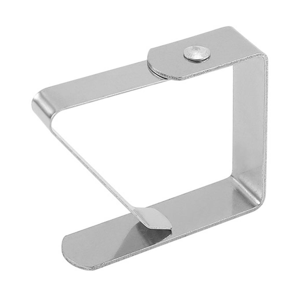 Bộ 10 Kẹp Cố Định Khăn Trải Bàn Bằng Thép Không Gỉ Dễ Vệ Sinh Linh Hoạt