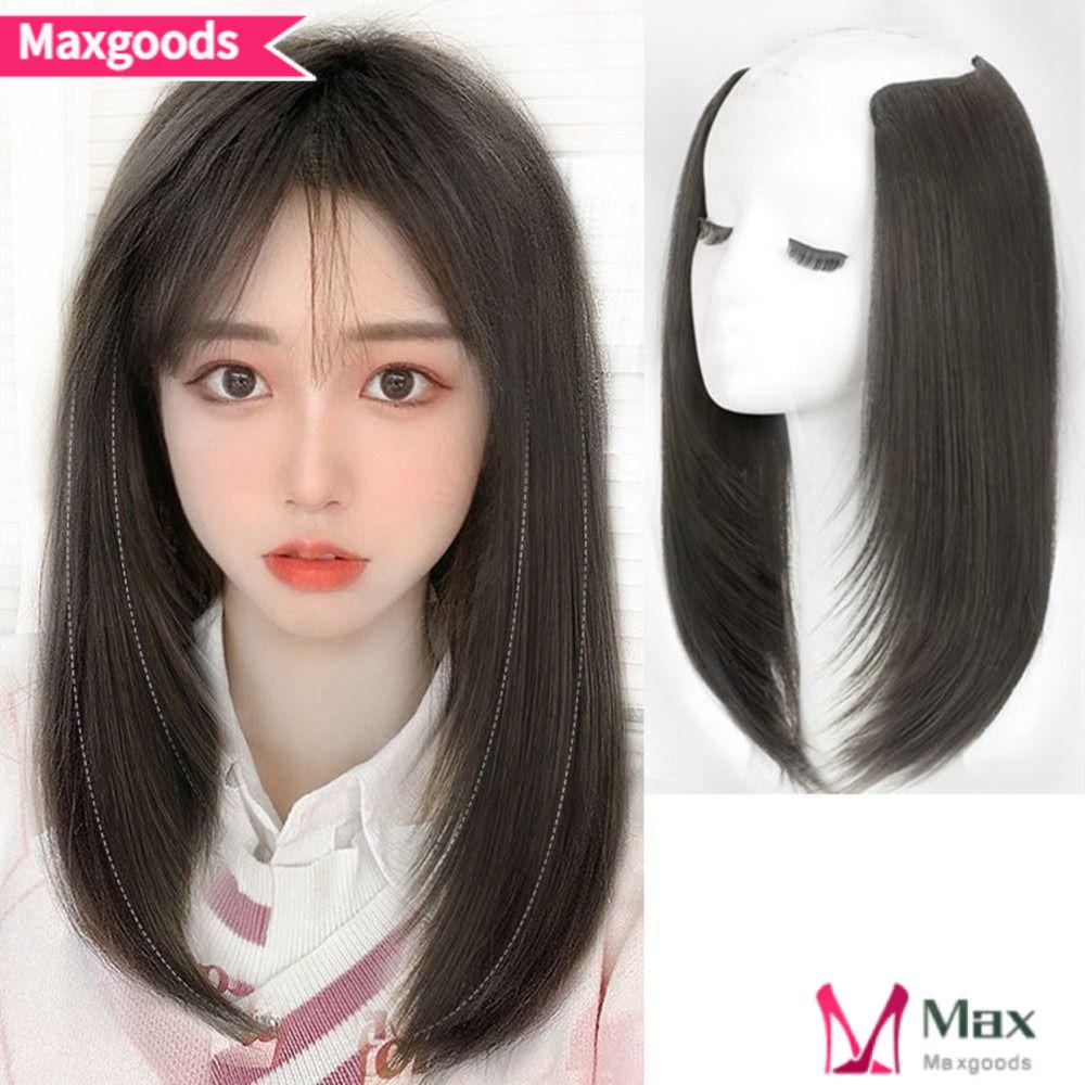 MAXG Tóc Giả Thẳng Dài Tự Nhiên Thời Trang Cho Nữ