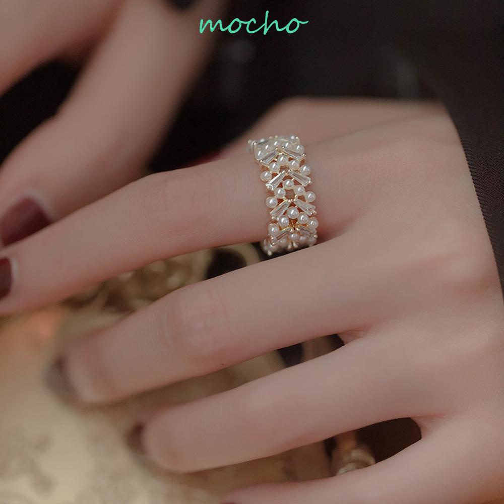 Nhẫn Nữ Bằng Đồng Sang Trọng Phong Cách Hàn Quốc