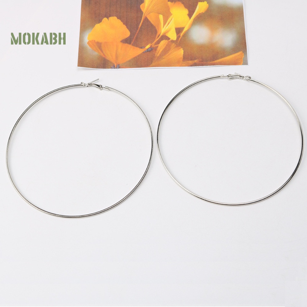 Khuyên Tai Tròn Lớn Rỗng Đơn Giản Làm Quà Tặng Bạn Bè Cho Bạn Bè