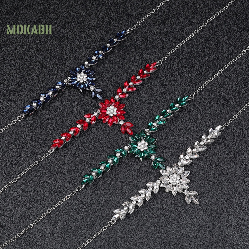 1 Bộ Vòng cổ Và Bông Tai Đính Đá Pha Lê Giả Màu Sắc Tương Phản Phong Cách Vintage Dành Cho Nữ