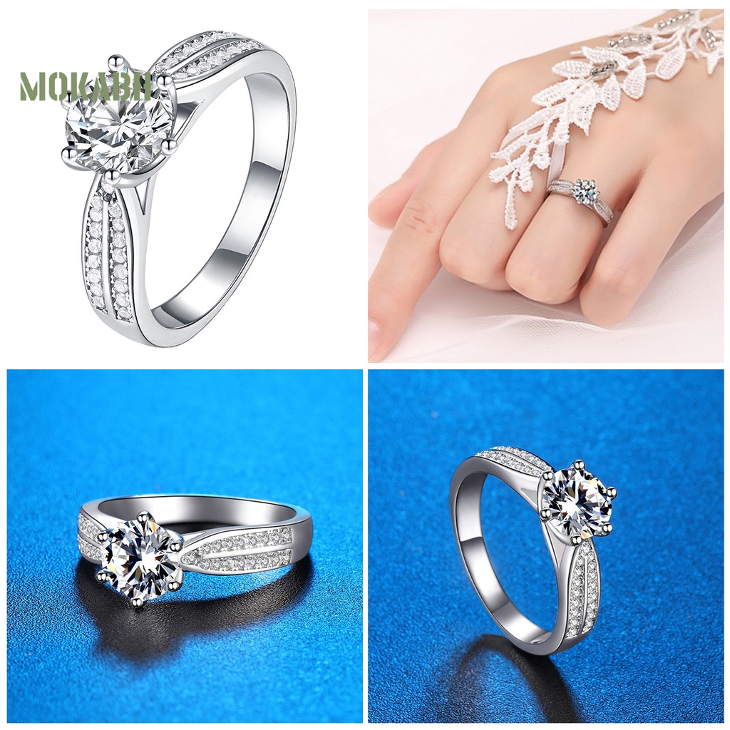 [Mới] Set Bông Tai Đính Kim Cương Giả Lấp Lánh Mạ Điện Cho Cô Dâu