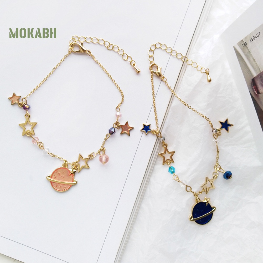 (Hot) Vòng Tay HợP Kim ĐíNh Đá HìNh Ngôi Sao Xinh XắN