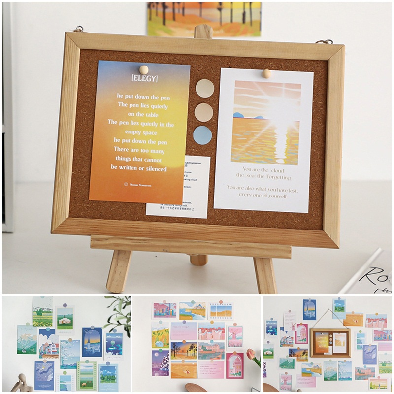 Set 15 Tấm Thẻ Dán Tường DIY Đơn Giản Sáng Tạo Trang Trí Nhà Cửa