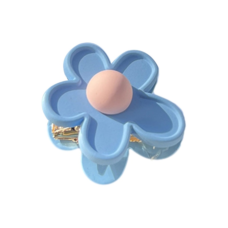 Kẹp Tóc Hình Bông Hoa Màu Nhám Xinh Xắn Thời Trang Mùa Hè Cho Bạn Gái