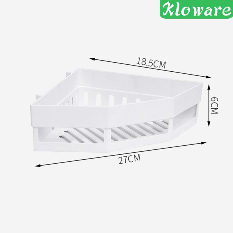 Kệ Đựng Dầu Gội Hình Tam Giác Gắn Góc Tường Chống Rỉ Sét Tiện Dụng Cho Nhà Tắm / Nhà Bếp