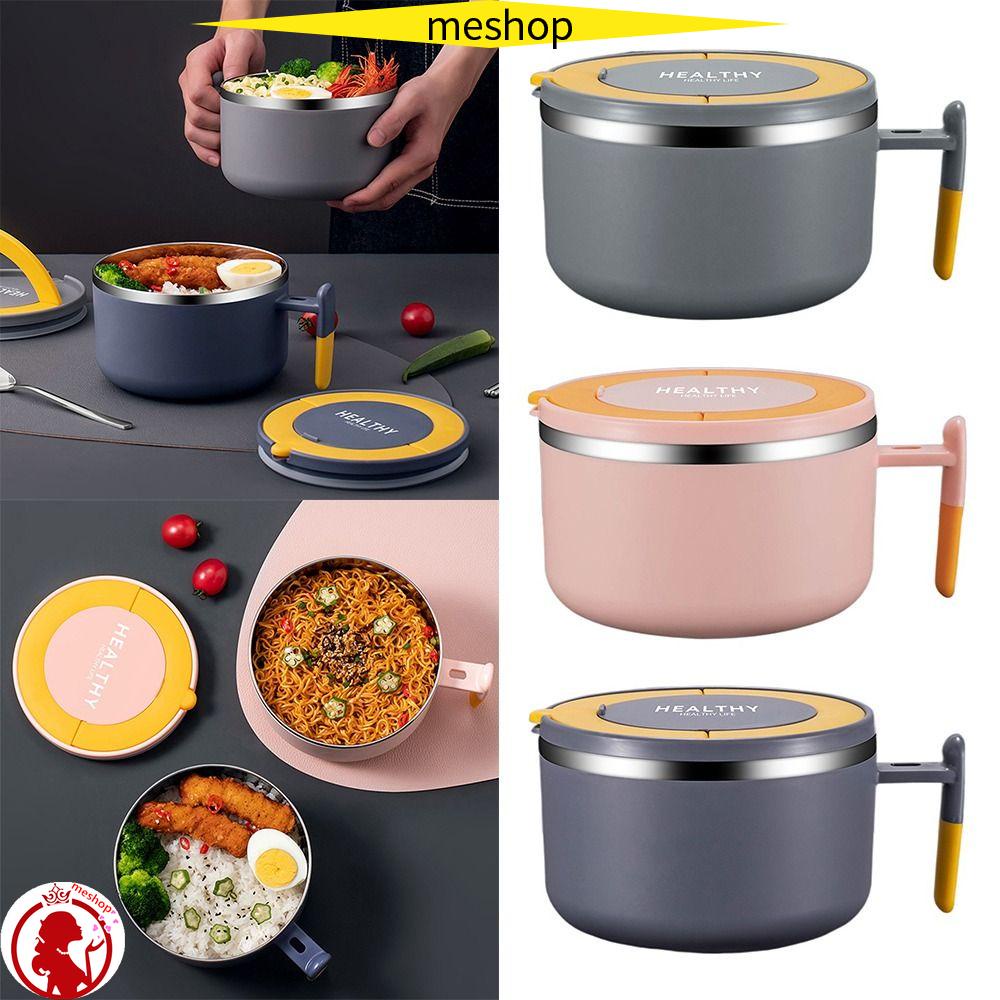 Hộp Đựng Cơm Trưa Bằng Thép Không Gỉ Chống Tràn Tiện Dụng