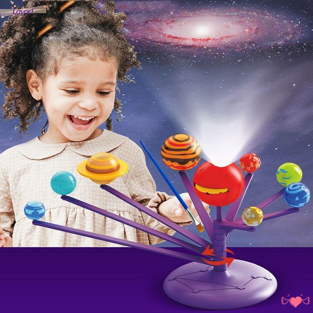 Đồ Chơi Mô Hình LAYOR1 Hành Tinh Bằng Nhựa Sử Dụng Năng Lượng Mặt Trời