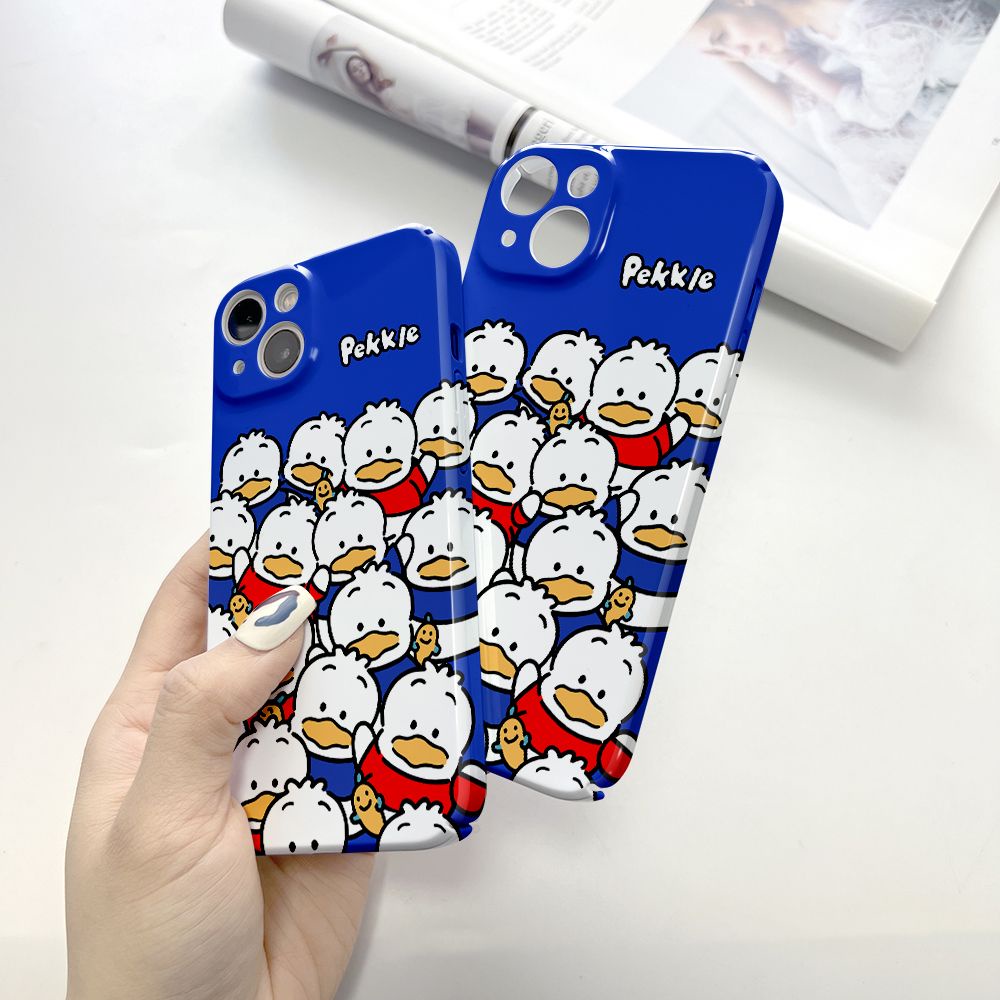 Ốp Điện Thoại Cứng Hình Chú Vịt Dễ Thương Cho iPhone14 / 13 / / xr 1178 Plus / 12 Film / xs