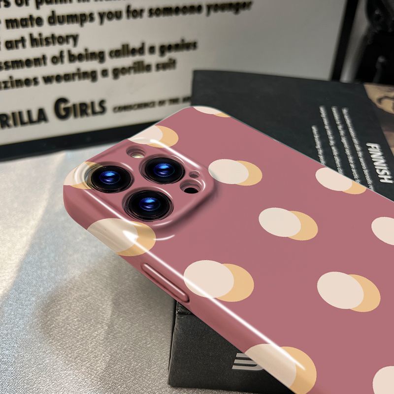 Phim Dán Bảo Vệ Màn Hình Sáng Tạo Cho iPhone14xr / xs111312Ốp Điện Thoại Họa Tiết Chấm Bi Cho VWOW