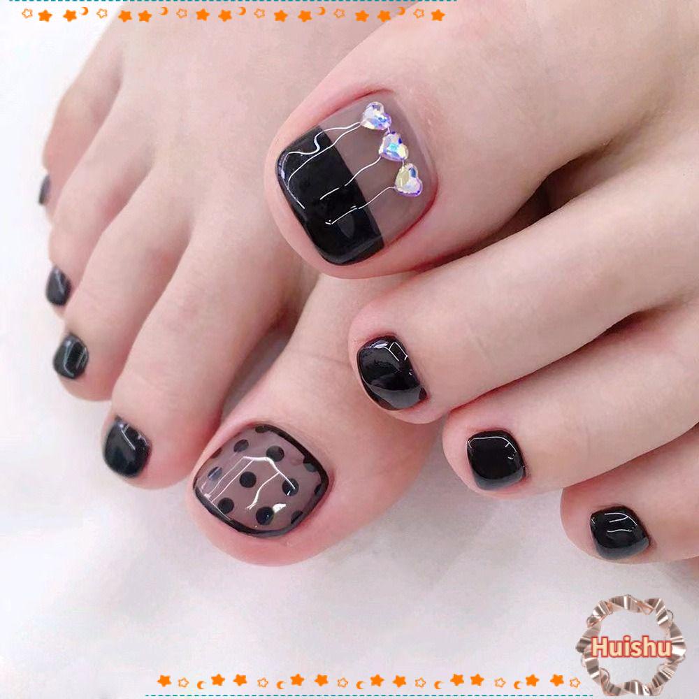 Móng Chân Giả Ngắn Dành Cho Nữ