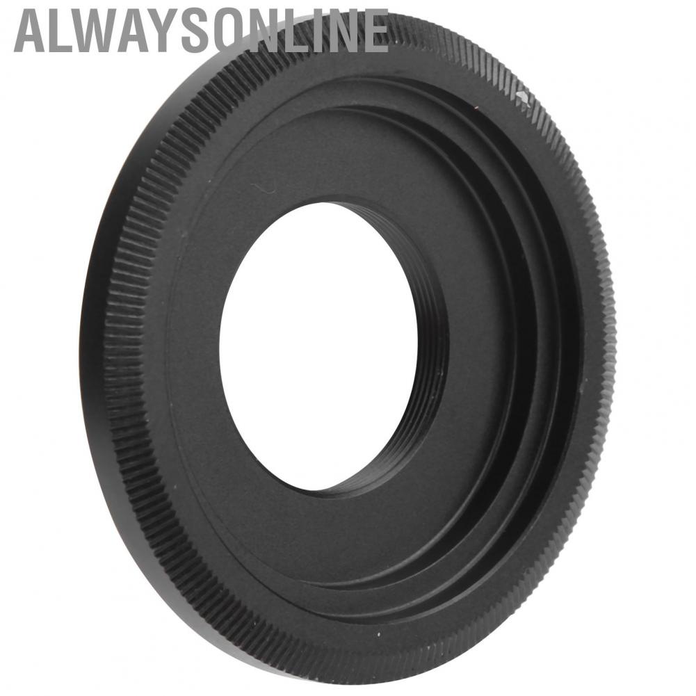 Alwaysonline Lens Adaptor and Back Cap  Fine Processing Corrosion Resistant Precise Hole Position for C Mount