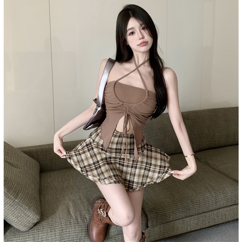 Áo Yếm Cổ Yếm Lệch Thời Trang Mùa Hè Cá Tính