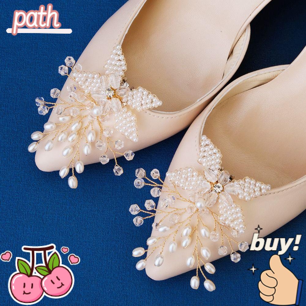 1 Cặp (2 Chiếc) Ghim Cài Hình Giày Cao Gót Cho Cô Dâu