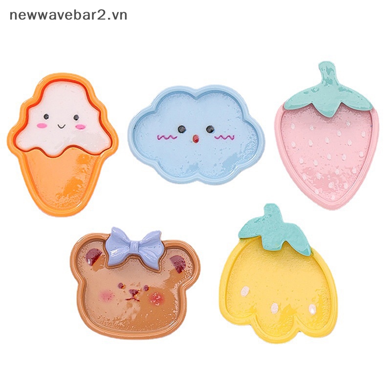 Bộ 5 Dĩa Đồ Ăn Trái Cây Đồ Chơi Cho Nhà Búp Bê