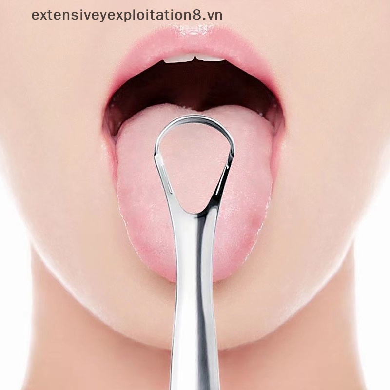 Dụng Cụ Cạo Lưỡi Một / Hai Lớp Bằng Thép Không Gỉ Tiện Dụng